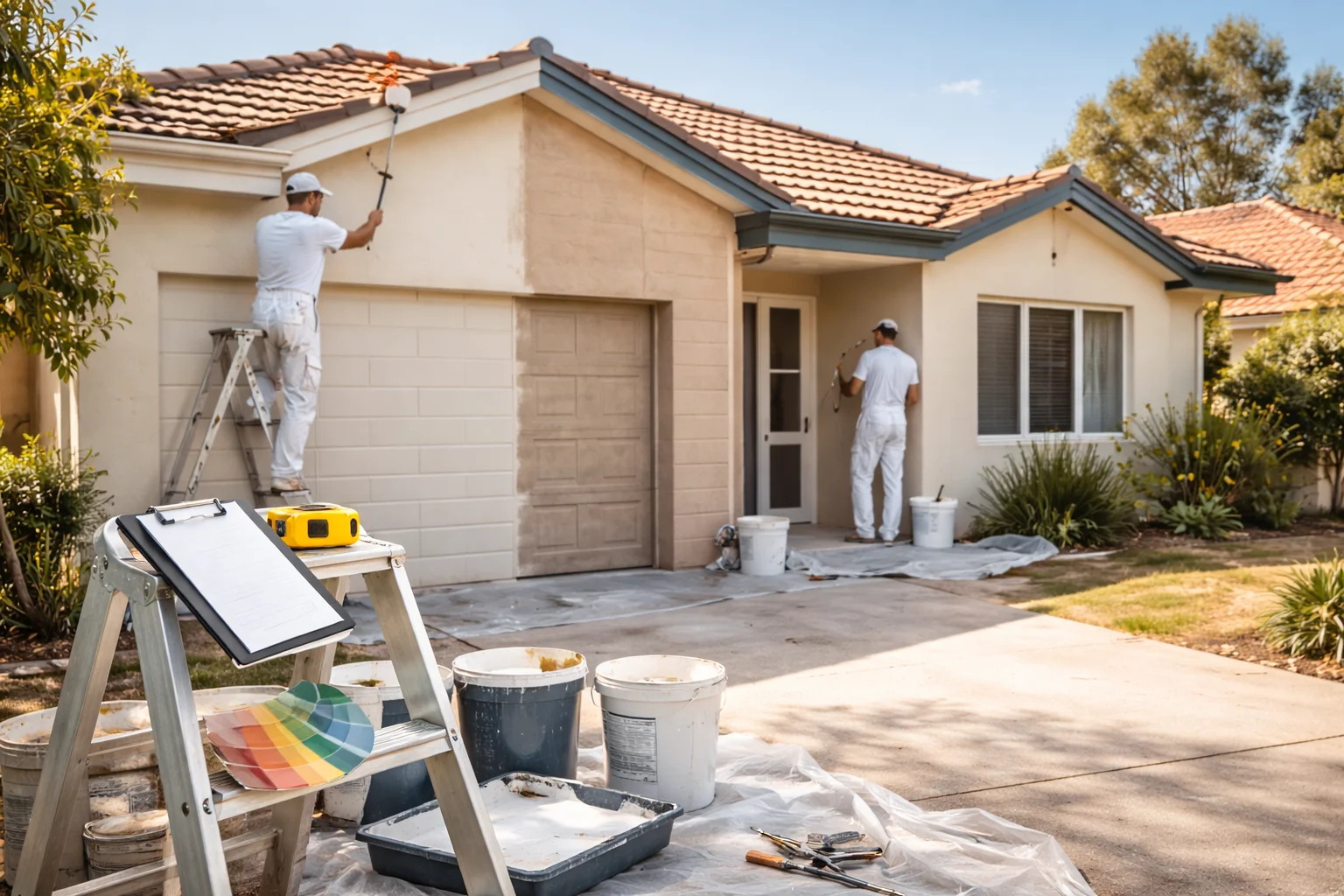 Exterior House Painting Cost Perth